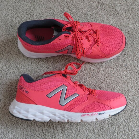 New Balance Womens Running Shoes/Sneaker Size 7.5 490 V3 Speed Ride Hot Pink - Picture 1 of 10